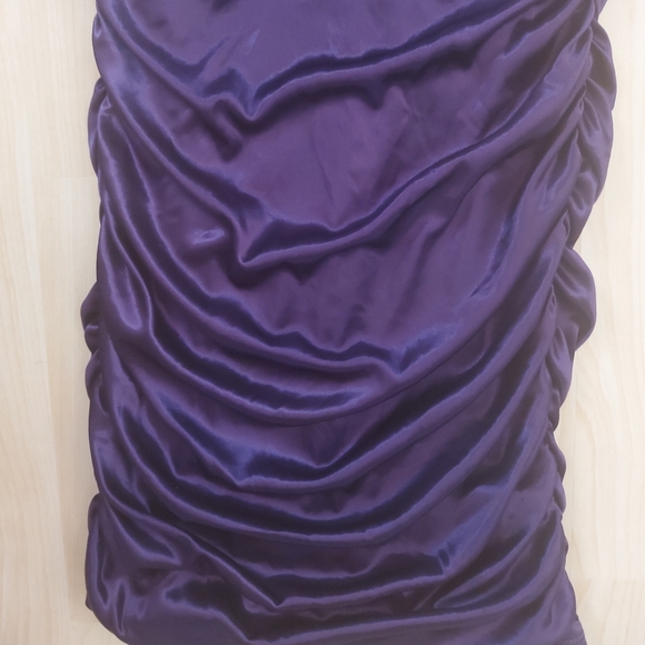 Speechless Purple Strapless Dress with Sequins - Picture 3 of 7